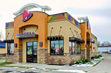 Taco Bell Restaurant Exterior