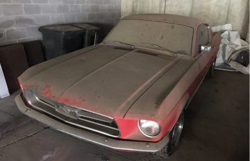 1967 Mustang Fastback before restoration in 2016