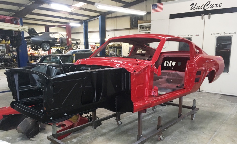 1967 Mustang Fastback Painted Red