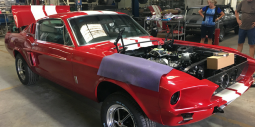 67 Shelby Mustang Restoration Engine