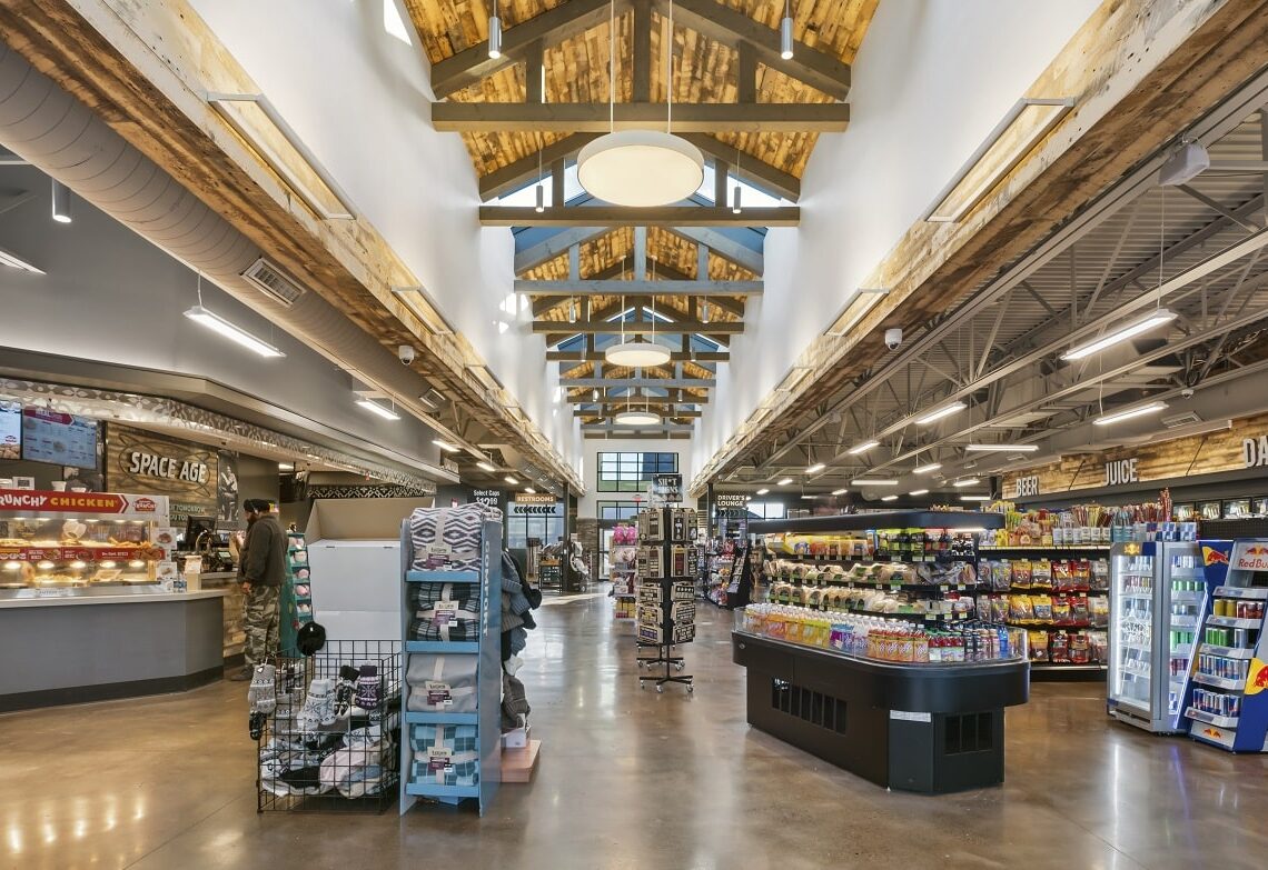 Space Age Travel Center Main Aisle